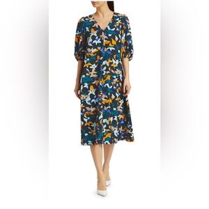 Stine‎ Goya Mavelin Dress Abstract Floral Sz XL